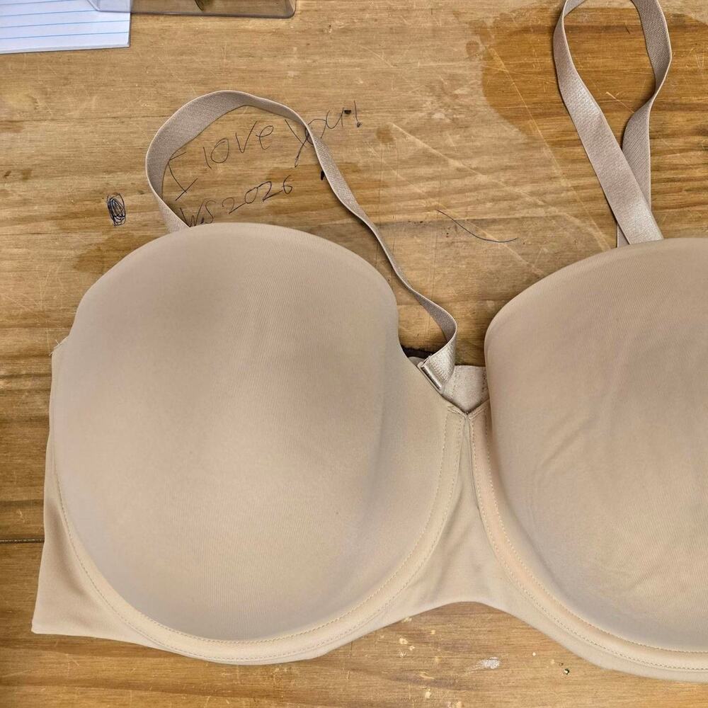 Tan push up bra with